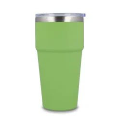 T-ceramiczny kubek do samochodu o miękkim dotyku 500ml / Jasnozielony LT98729-N0032