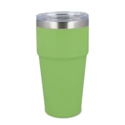 T-ceramiczny kubek do samochodu o miękkim dotyku 500ml / Jasnozielony LT98729-N0032