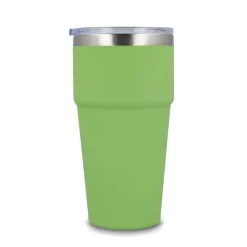 T-ceramiczny kubek do samochodu o miękkim dotyku 500ml / Jasnozielony LT98729-N0032