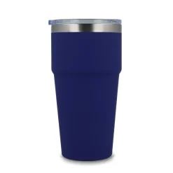 T-ceramiczny kubek do samochodu o miękkim dotyku 500ml / Ciemnoniebieski LT98729-N0010