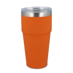 T-ceramiczny kubek do samochodu o miękkim dotyku 500ml / Pomarańczowy LT98729-N0026
