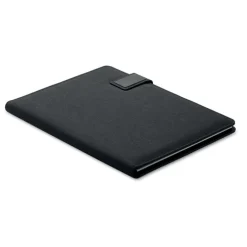 Teczka A4 z bezprzewodową ładowark / Czarny MO2495-03