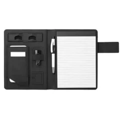 Teczka A5 z powerbankiem / Czarny MO9231-03
