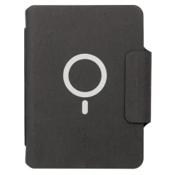 Teczka konferencyjna, notatnik A5, ładowarka bezprzewodowa, power bank 8000 mAh / Czarny P774.312