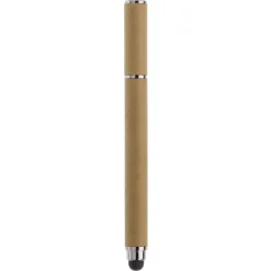 Tekturowy notatnik A6 + pióro / Brązowy LT90839-N0051