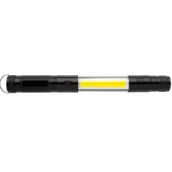 Teleskopowa latarka COB / Czarny P513.891