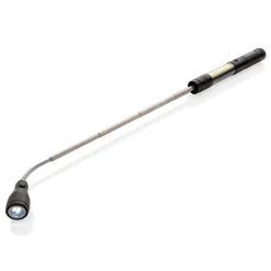 Teleskopowa latarka COB / Czarny P513.891