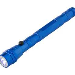 Teleskopowa latarka 3 LED / Niebieski V7755-11