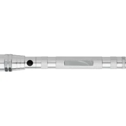 Teleskopowa latarka 3 LED / Srebrny V7755-32