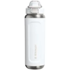 Termoizolowany bidon na wodę Stanley Classic Wellspring 710 ml wykonany z recyklingowanej stali nierdzewnej / Biały 10098001