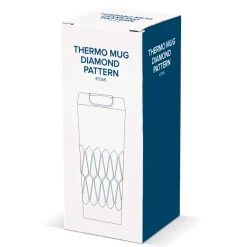 Termos Diamond Pattern 450ml / Czerwony LT91213-N0021