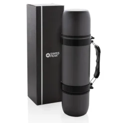 Termos 700 ml, 2 kubki Swiss Peak / Szary P433.330
