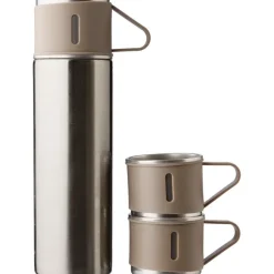 Termos 420 ml, trzy kubki 150  ml / Srebrny VA195-32