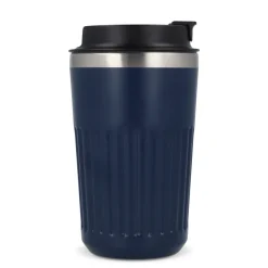 Termos na kawę ze stali nierdzewnej pochodzącej z recyklingu, 400 ml / Ciemnoniebieski LT98698-N0010