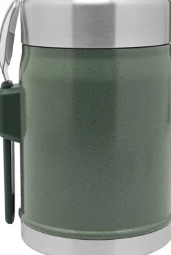 Termos obiadowy ze sztućcem CLASSIC - 0,4 L HAMMERTONE GREEN / Stanley / Hammertone Green 1009382004