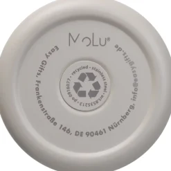 Termos stalowy z recyklingu LE BOURGET MoLu 1000 ml / Beżowy 535213