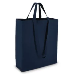 Torba bawełniana OEKO-TEX® 38 x 10 x 42 cm 140 g/m² / Ciemnoniebieski LT95383-N0010