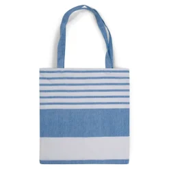 Torba bawełniana Sagaform Ella hamam 41x38 cm / Niebieski LT52000-N0011