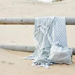 Torba bawełniana Sagaform Ella hamam 41x38 cm / Zielony LT52000-N0031