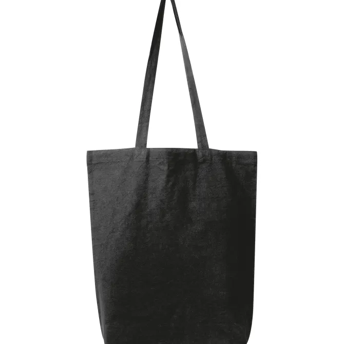 Torba bawełniana z długimi uszami 180 g/m2 PIOTR / Czarny 6548203