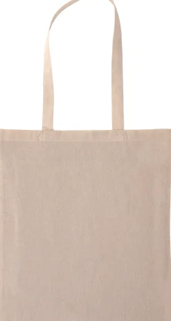 Torba bawełniana z długimi uszami z recyklingu 140 g/m2 CHELMSFORD / Beżowy 235806