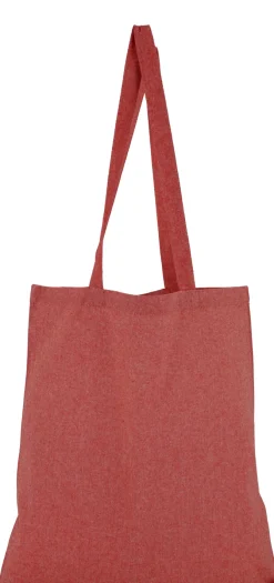Torba bawełniana z długimi uszami z recyklingu 140 g/m2 CHELMSFORD / Czerwony 235805