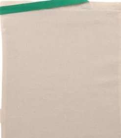 Torba bawełniana z długimi uszami, z recyklingu 140g/m2 CAMBRIDGE / Zielony 545409