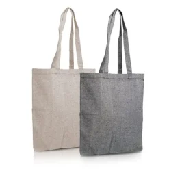 Torba bawełniana z recyklingu 280g/m2 / RecyTwill / Czarny IP31115011