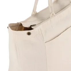 Torba bawełniana z zamkiem błyskawicznym OEKO-TEX® 39 x 24 x 34 cm 320 g/m² / Ecru LT95387-N0054