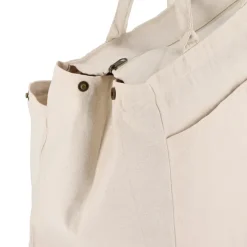Torba bawełniana z zamkiem błyskawicznym OEKO-TEX® 39 x 24 x 34 cm 320 g/m² / Ecru LT95387-N0054