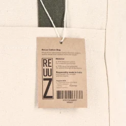Torba Canvas InSideOut Reuuz 33 x 42 x 10 cm / Ecru / Oliwkowa zieleń LT57116-N5443