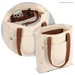 Torba Canvas InSideOut Reuuz 33 x 42 x 10 cm / Ecru / beżowy LT57116-N5455