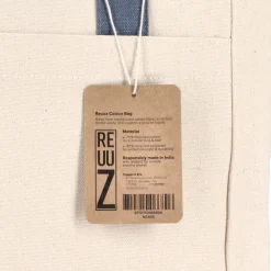 Torba Canvas InSideOut Reuuz 33 x 42 x 10 cm / Ecru / niebieskoszary LT57116-N5465