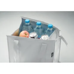 Torba chłodząca z włókniny RPET / Bialy MO2492-06