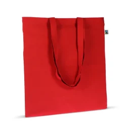 Torba Fairtrade długa 140g 38x42 / Czerwony LT95253-N0021
