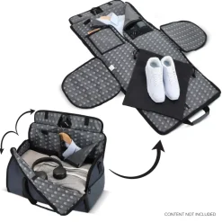 Torba InSideOut Carry Smart z woreczkiem na buty  / Ciemnozielony LT57110-N0030