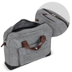 Torba na laptopa/aktówka  Brixton / Szary / czarny LT91297-N6102