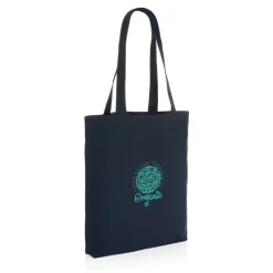 Torba na zakupy AWARE™, bawełna z recyklingu / Biały P762.930
