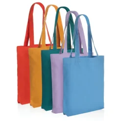 Torba na zakupy AWARE™, bawełna z recyklingu / Zielony P762.947