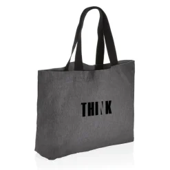 Torba na zakupy AWARE™, bawełna z recyklingu / Brązowy P762.959