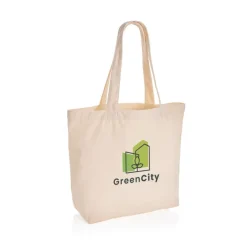 Torba na zakupy AWARE™, bawełna z recyklingu / Biały P762.960