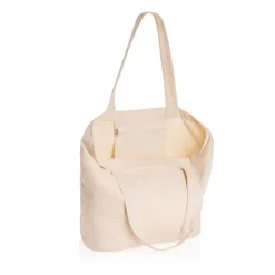 Torba na zakupy AWARE™, bawełna z recyklingu / Biały P762.960