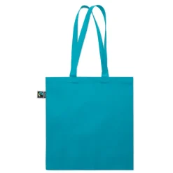 Torba na zakupy Fairtrade 180 g / Turkusowy MO2590-12