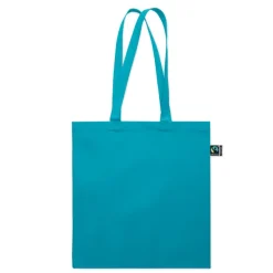 Torba na zakupy Fairtrade 180 g / Turkusowy MO2590-12