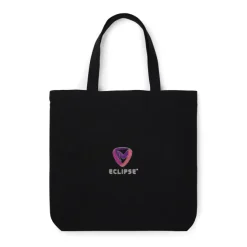 Torba na zakupy VINGA Hilo AWARE™, płótno z recyklingu / Czarny VG491-03