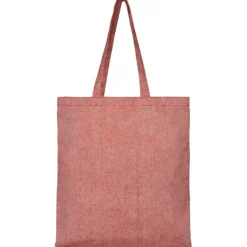 Torba na zakupy z recyklingu o gramaturze 210 g/m² Pheebs / Czerwony melanż 12052191