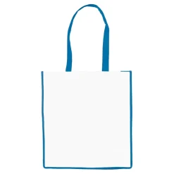 Torba non-woven 75g/m² / Biały / niebieski LT91479-N0111