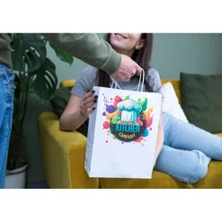 Torba papierowa A4 | Dialla B / Biały V0004-02