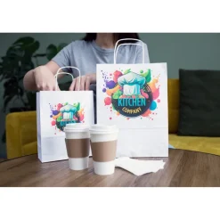 Torba papierowa A5 | Dialla S / Biały V0002-02