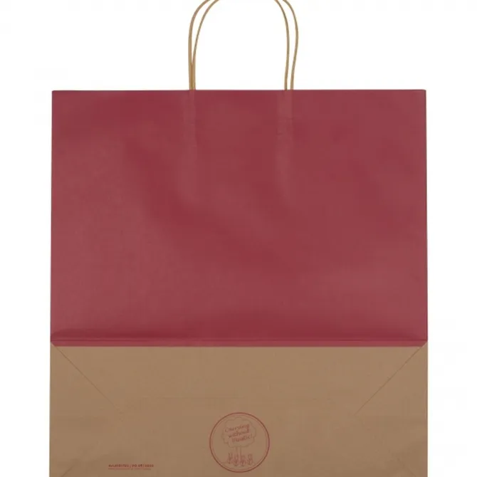 Torba papierowa duża 120 g/m2 GUS / Bordowy 6181702